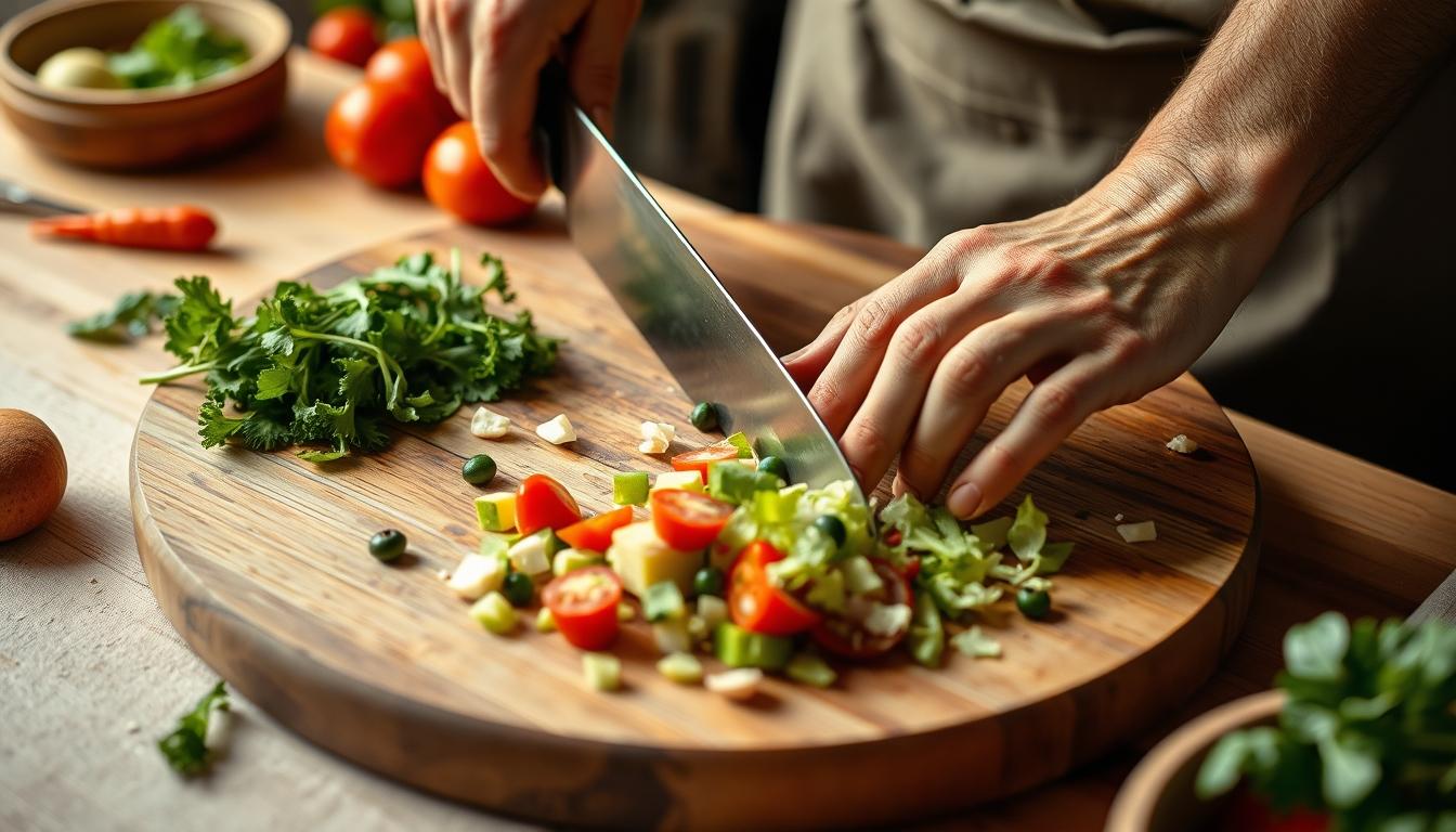 Fresh ingredients for healthy home cooking